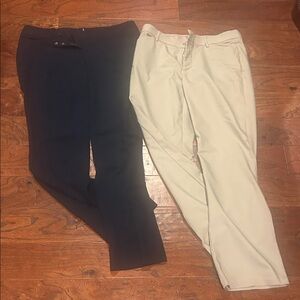 Navy and Cream Trousers bundle